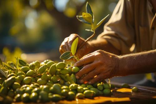 Olive picking